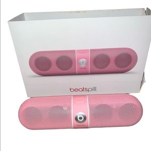 Pink beats pill speaker